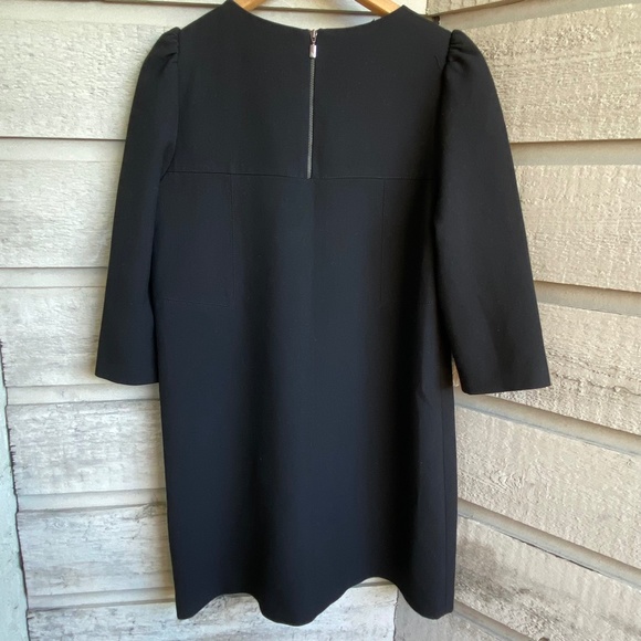 zara | structured mini dress | black | medium - Picture 8 of 11